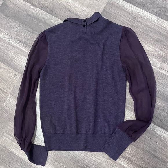 Tory Burch Abitha Sweater Metrino Wool andβ Silk Size XS - Picture 14 of 15